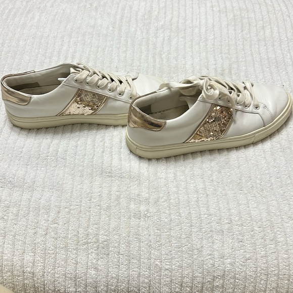 Tory Burch  White and silver Women's Sneakers - Picture 2 of 8